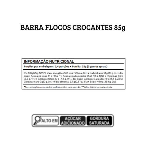 Barra de Chocolate Crocante 85g - Imagem 2