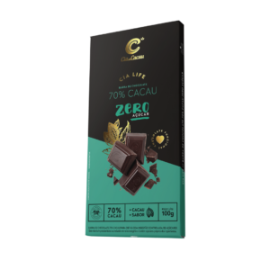 Barra de chocolate zero 70% cacau Cia Life 85g