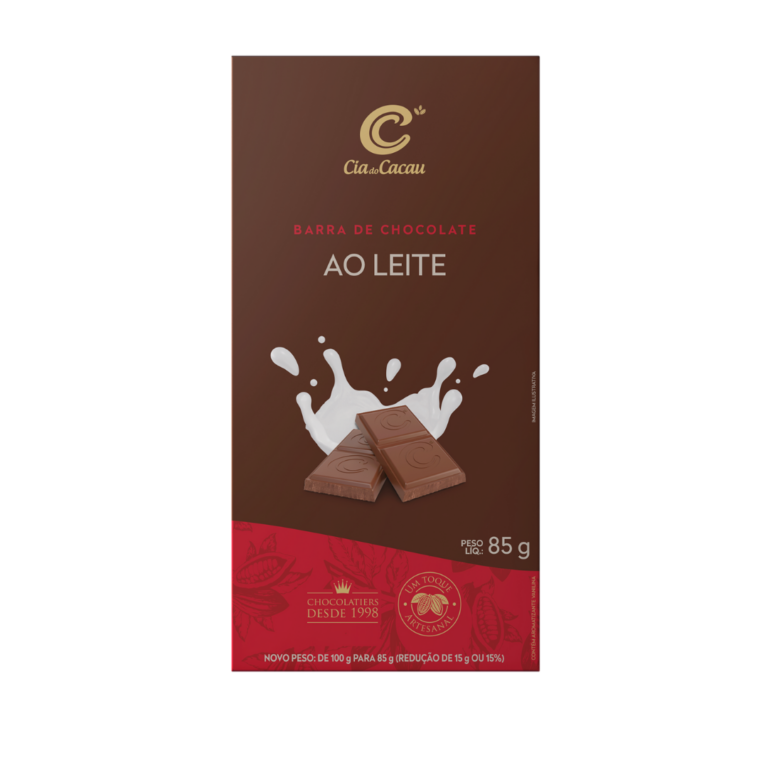 Barra de Chocolate ao Leite 85g