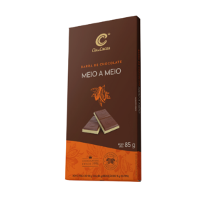 Barra de Chocolate Meio a Meio 85g