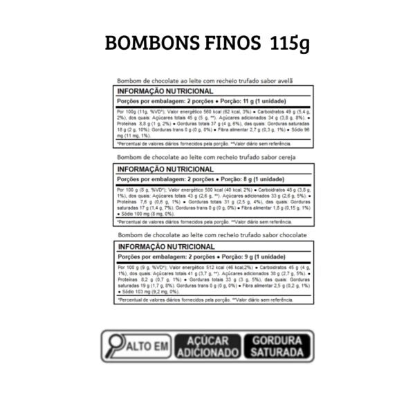Bombons finos | 115g - Imagem 2