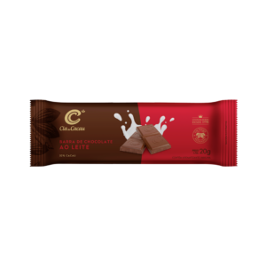 Barra de chocolate ao leite 20g