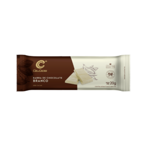 Barra de chocolate ao branco 20g