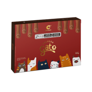 Chocolate ao leite Coleção Gato 100g