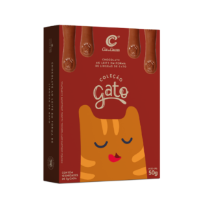 Chocolate ao leite Coleção Gato 50g