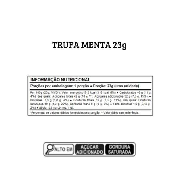 Trufa tradicional Menta 23g - Image 2