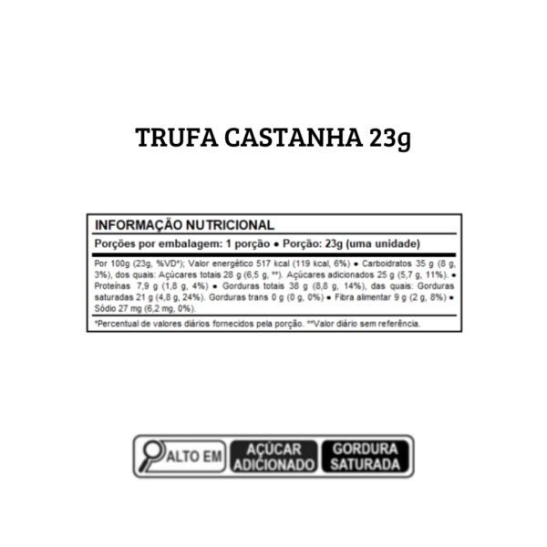 Trufa tradicional Castanha 23g - Imagem 2