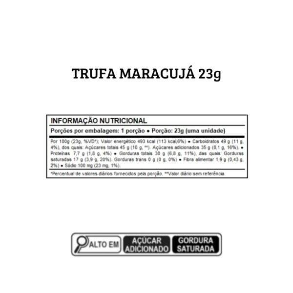Trufa tradicional Maracujá 23g - Image 2